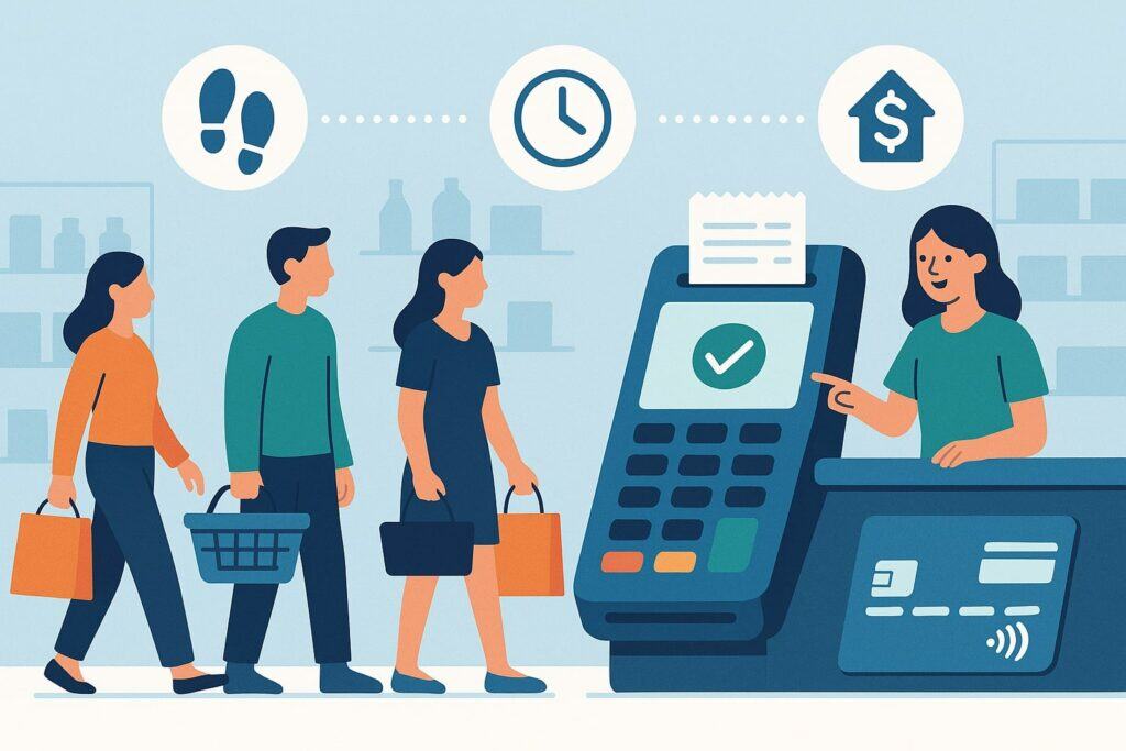 How Merchant Services Convert Foot Traffic Into Sales (Faster Lines, Higher Ticket Sizes)