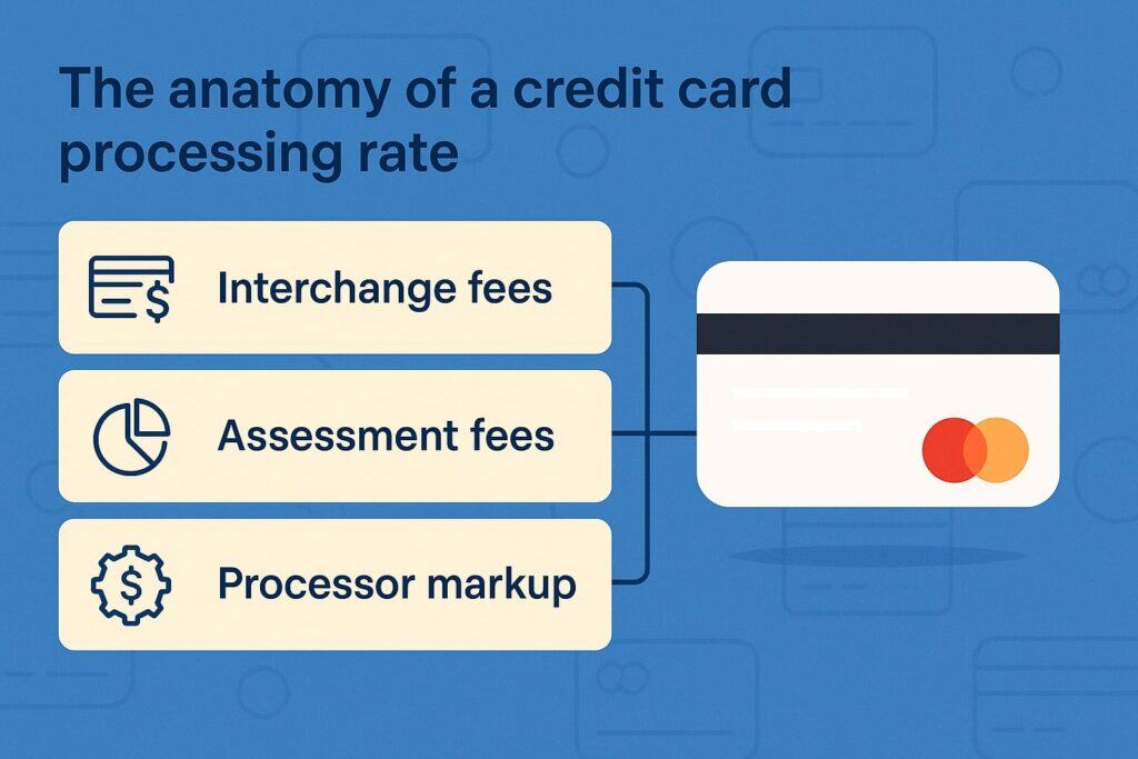 The anatomy of a credit card processing rate