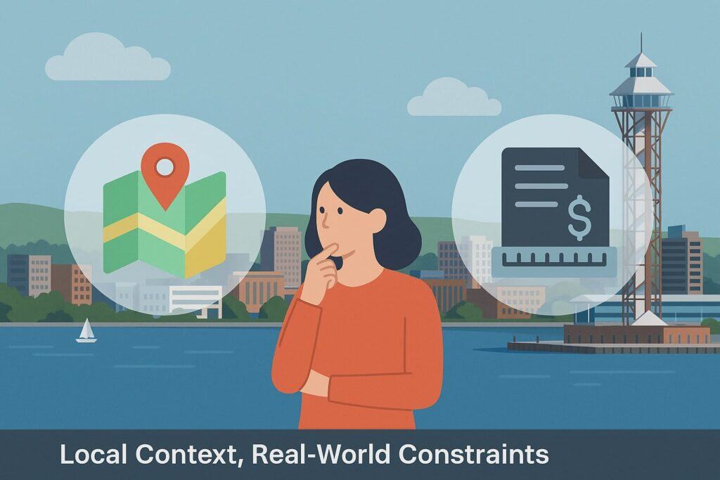 The Erie Advantage: Local Context, Real-World Constraints