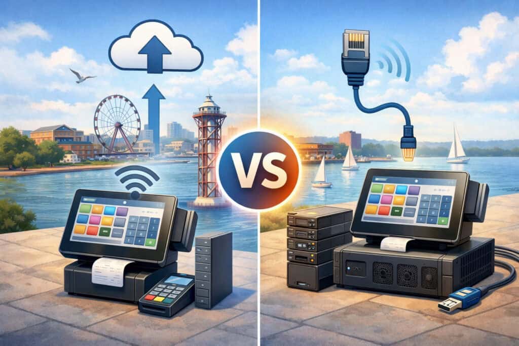 Choosing Between Cloud and On-Premise POS in Erie