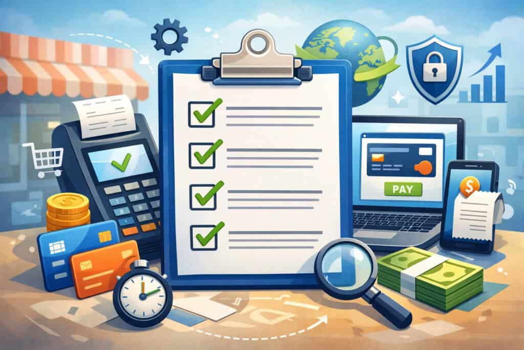 Payment Processing Checklist for Choosing the Right System